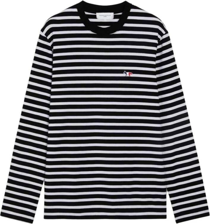 Maison Kitsuné Tops met lange mouwen Zwart Heren