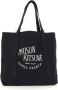 Maison Kitsuné Zwarte tassen Bijgewerkte Palais Royal winkeltas Black Dames - Thumbnail 1