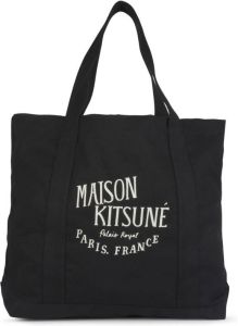 Maison Kitsuné Tote Bags Zwart