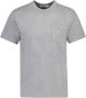 Maison Kitsuné Tricolor Fox Patch Classic Pocket T-shirt in grijs katoen Grijs Heren - Thumbnail 1