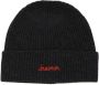 Maison Labiche dromer beanie hoed Zwart Heren - Thumbnail 1