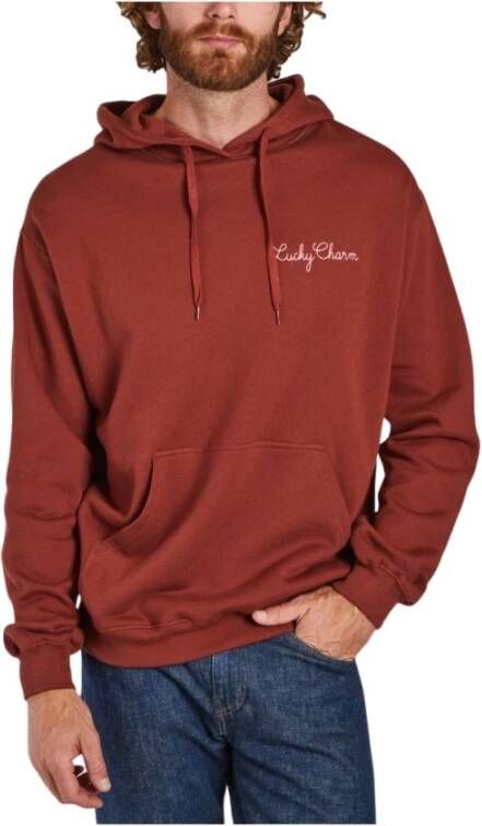 Maison Labiche Reaumur Lucky Charm Hoodie Rood Heren