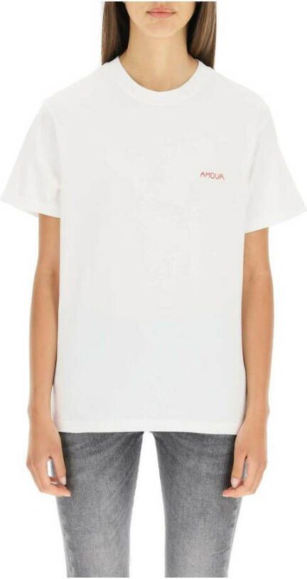 Maison Labiche t-shirt Wit Dames