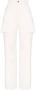 Maison Margiela Denim Distressed Broek met Zijkanten Uitgesneden White Dames - Thumbnail 3