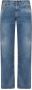 Maison Margiela Blauwe Jeans met Rechte Pijpen en Vernielde Details Blauw Dames - Thumbnail 3