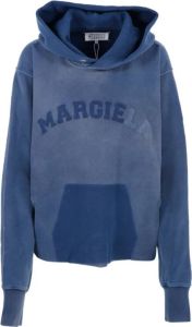 Maison Margiela Blauwe Sweatshirt voor Moeiteloze Stijl Blauw Dames