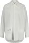 MM6 Maison Margiela Overhemd met Scallop Zoom White Dames - Thumbnail 1