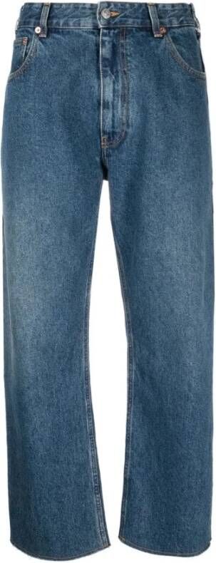 MM6 Maison Margiela Rechte Spijkerbroek Blauw Dames