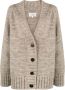 Maison Margiela Wollen Vest Beige Dames - Thumbnail 1
