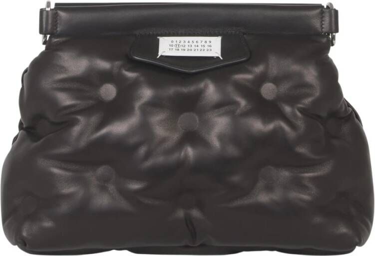 Maison Margiela Glam Slam Classique Small Bag Beige Leather Beige Dames - Foto 7
