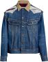 Maison Margiela Spijkerjack met vintage-effect Blauw Heren - Thumbnail 1