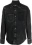 Maison Margiela Upgrade Jouw Garderobe met deze Zwarte Denim Overhemd Black Heren - Thumbnail 1
