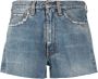 Maison Margiela Denim Shorts met Ritssluiting en Knoopsluiting Blauw Dames - Thumbnail 3