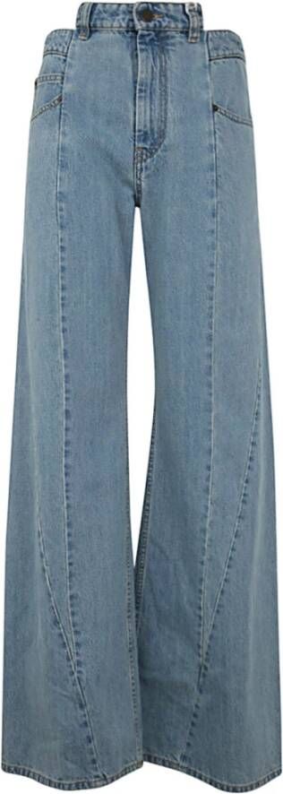 Maison Margiela Denimblauwe 5-Pocket Jeans Blauw Dames
