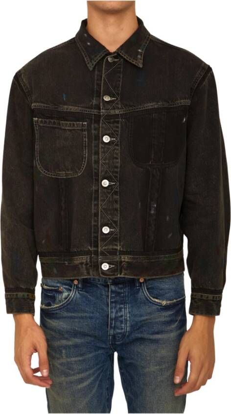 Maison Margiela Denimjacks Zwart Heren