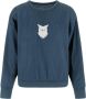 Maison Margiela Dieren Totem Sweatshirt Uil Print Blauw Dames - Thumbnail 1