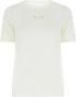 Maison Margiela Elegante Witte Katoenmix T-Shirt White Dames - Thumbnail 1