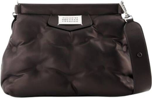 Maison Margiela Glam Slam Classique Small Bag Beige Leather Beige Dames - Foto 10