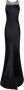 Maison Margiela Zwarte Statement Jurk met Transparante Panelen en Asymmetrische Zoom Black Dames - Thumbnail 1