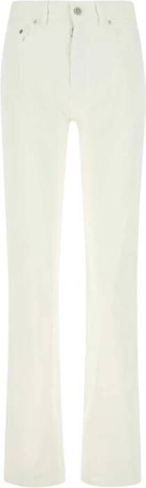 Maison Margiela Hoge kwaliteit rechte broek White Dames