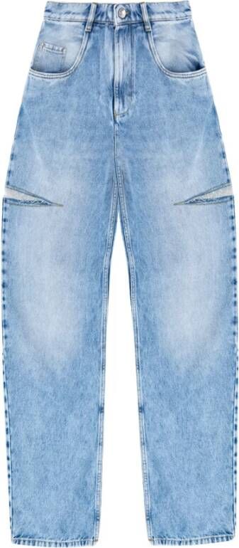 Maison Margiela Conceptuele Ripped Jeans Blue Dames