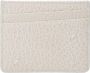 Maison Margiela Kaarthouder met korrelige afwerking White Heren - Thumbnail 1