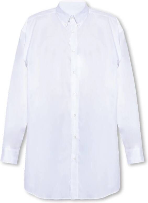 Maison Margiela Witte Oversized Overhemd met Lange Mouwen White Heren