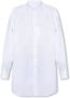 Maison Margiela Witte Oversized Overhemd met Lange Mouwen White Heren - Thumbnail 1