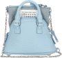 Maison Margiela Lichtblauwe Pebbled Leren Crossbody Tas Blauw Unisex - Thumbnail 1