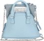 Maison Margiela Lichtblauwe Pebbled Leren Crossbody Tas Blauw Unisex - Thumbnail 1