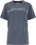 Maison Margiela Luxe Dames T-Shirt Upgrade Hoogwaardige Stof Blauw Dames - Thumbnail 1