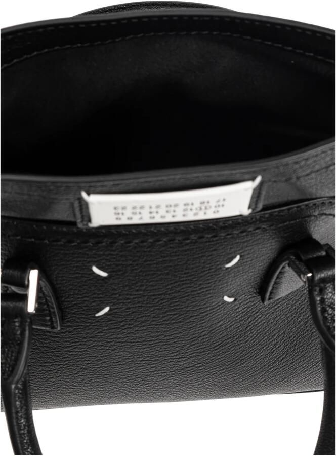 Maison Margiela Hobo bags Structured Textured Leather Shoulder Bag in zwart - Foto 7
