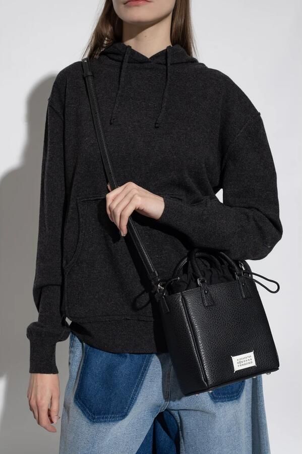 Maison Margiela Bucket bags 5Ac Vertical' Bucket Bag – Black in zwart - Foto 6