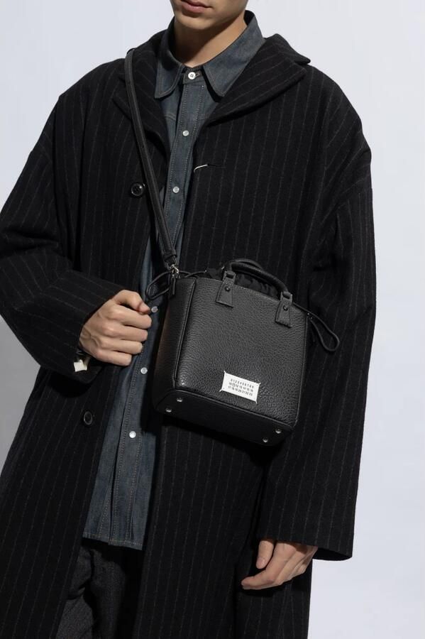 Maison Margiela Bucket bags 5Ac Vertical' Bucket Bag – Black in zwart - Foto 7