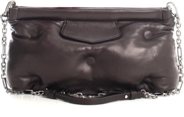 Maison Margiela Hobo bags Black Leather Small Glam Slam Bag in grijs - Foto 11