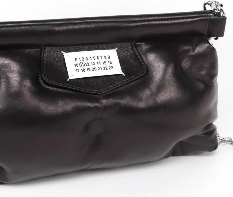 Maison Margiela Hobo bags Black Leather Small Glam Slam Bag in grijs - Foto 6