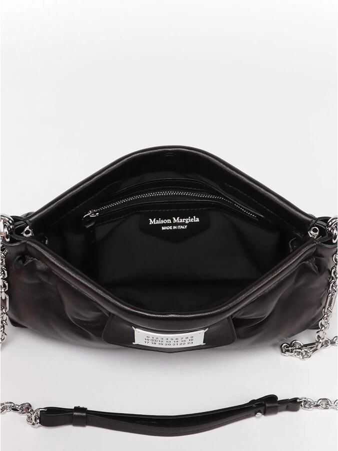 Maison Margiela Hobo bags Black Leather Small Glam Slam Bag in grijs - Foto 3