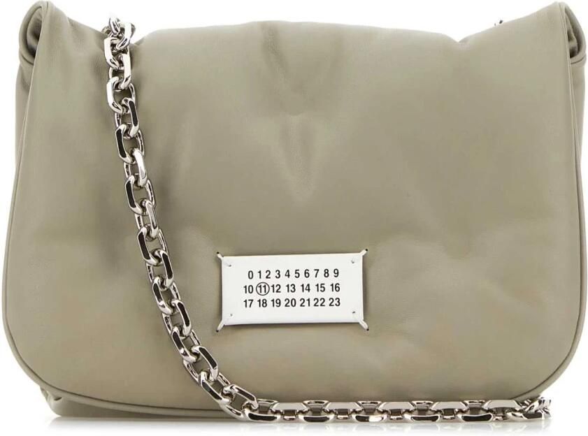 Maison Margiela Hobo bags 'Glam Slam Flap' Small Shoulder Bag in grijs