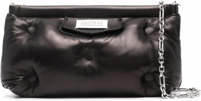 Maison Margiela Hobo bags Black Leather Small Glam Slam Bag in grijs - Foto 12