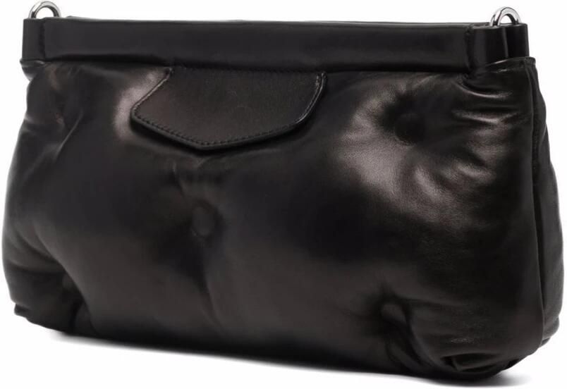 Maison Margiela Hobo bags Black Leather Small Glam Slam Bag in grijs - Foto 7