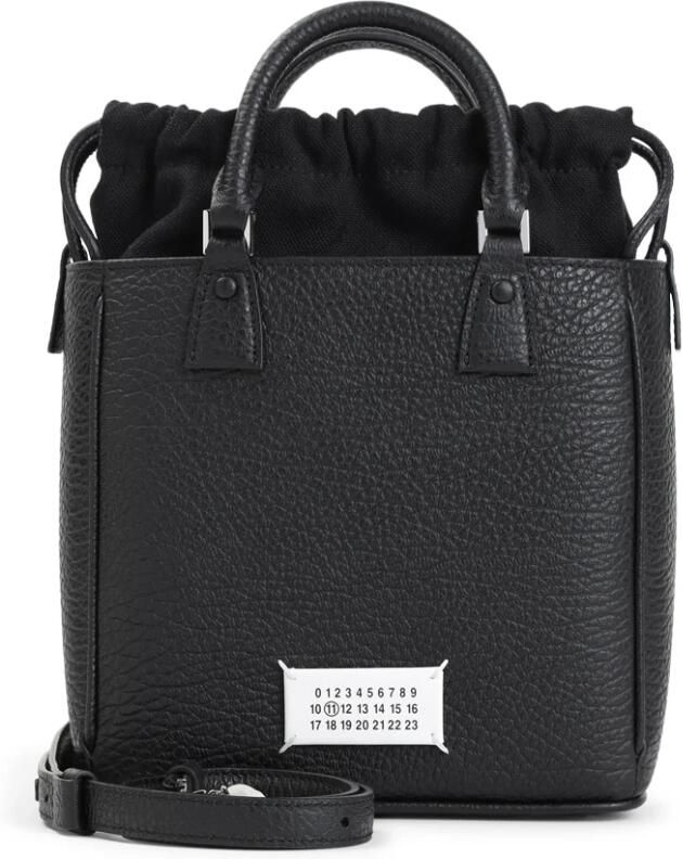Maison Margiela Bucket bags 5Ac Vertical' Bucket Bag – Black in zwart - Foto 8