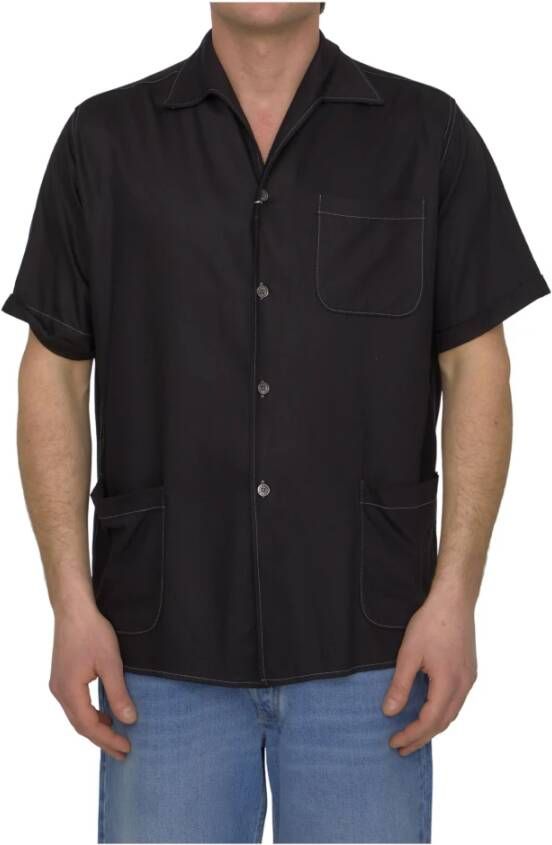 Maison Margiela Men Clothing Shirts Black Zwart Heren