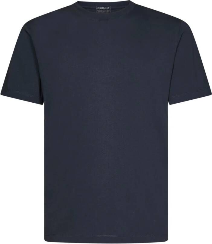 Maison Margiela Men Clothing T-Shirts Polos Blue Ss23 Blauw Heren