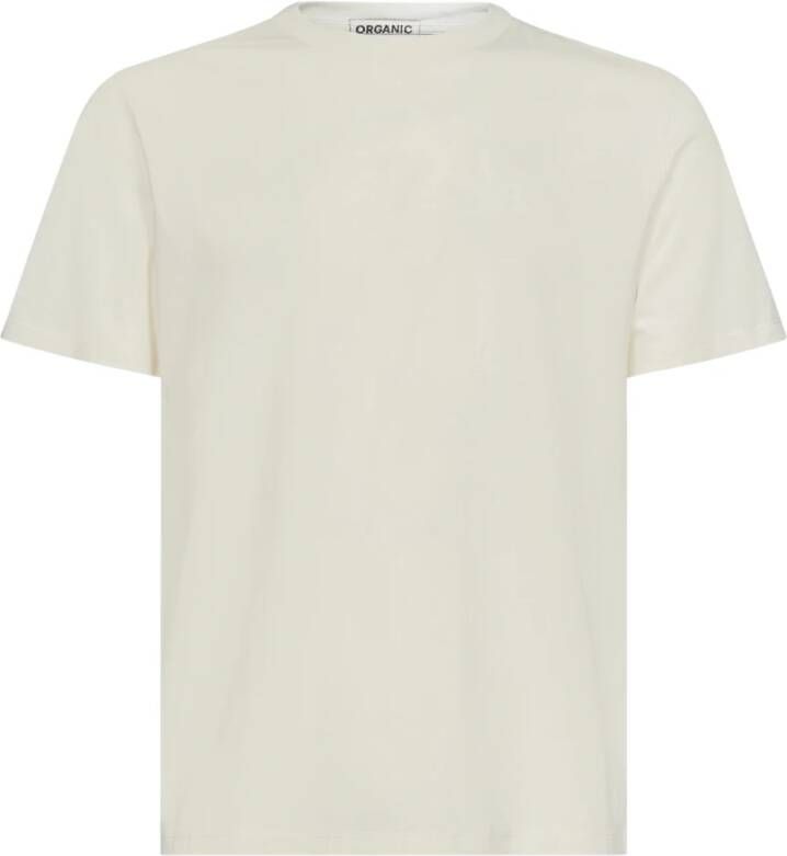 Maison Margiela Men Clothing T-Shirts Polos White Ss23 Beige Heren