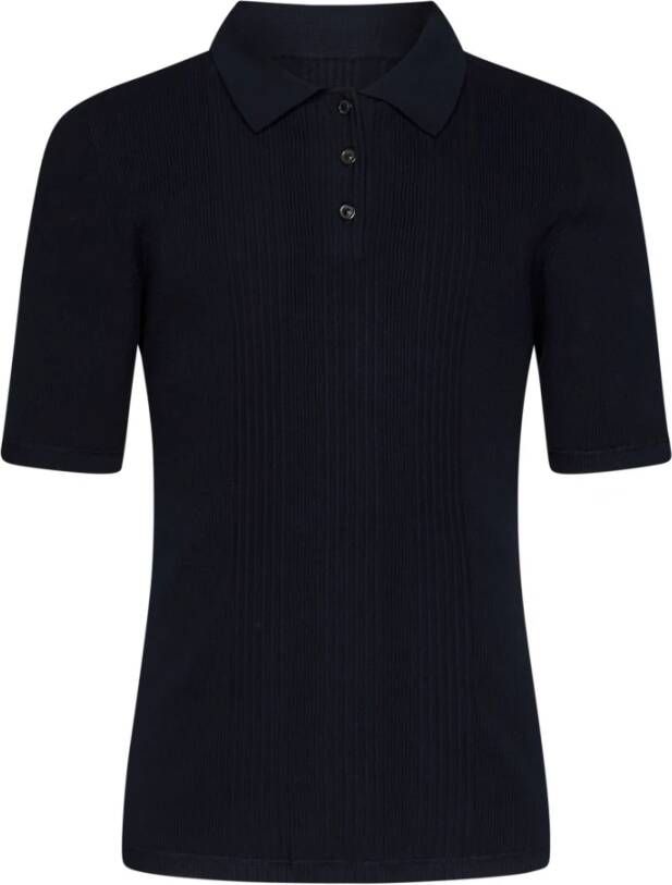 Maison Margiela Navyblauw Slim-Fit Polo Shirt Blauw Heren