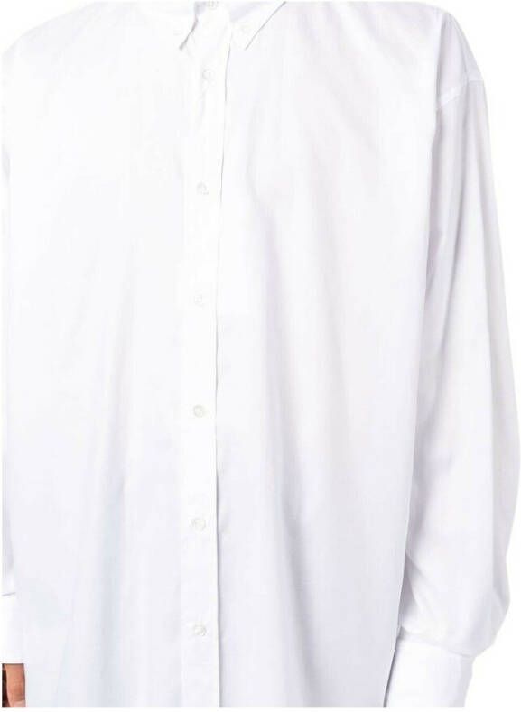 Maison Margiela Witte Oversized Overhemd met Lange Mouwen White Heren