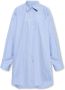 Maison Margiela Lichtblauwe katoenen jurk met knoopsluiting Blauw Dames - Thumbnail 1