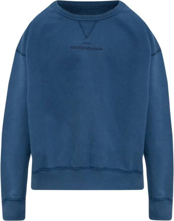 Maison Margiela Oversized sweatshirt Blauw Heren