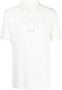 Maison Margiela Polo Shirt zonder Kraag met Handtekeningsteken White Heren - Thumbnail 1