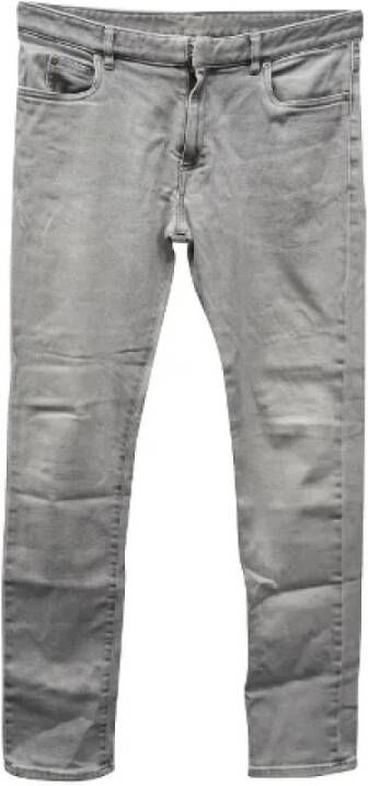 Maison Margiela Pre-owned Cotton jeans Grijs Dames